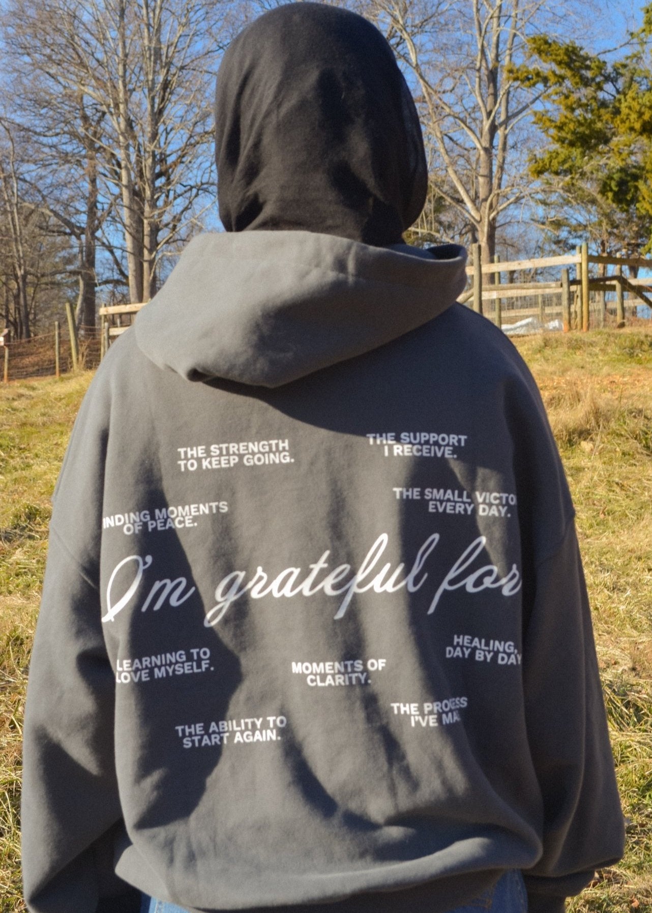 "Be In A State Of Gratitude" Hoodie - band2gether