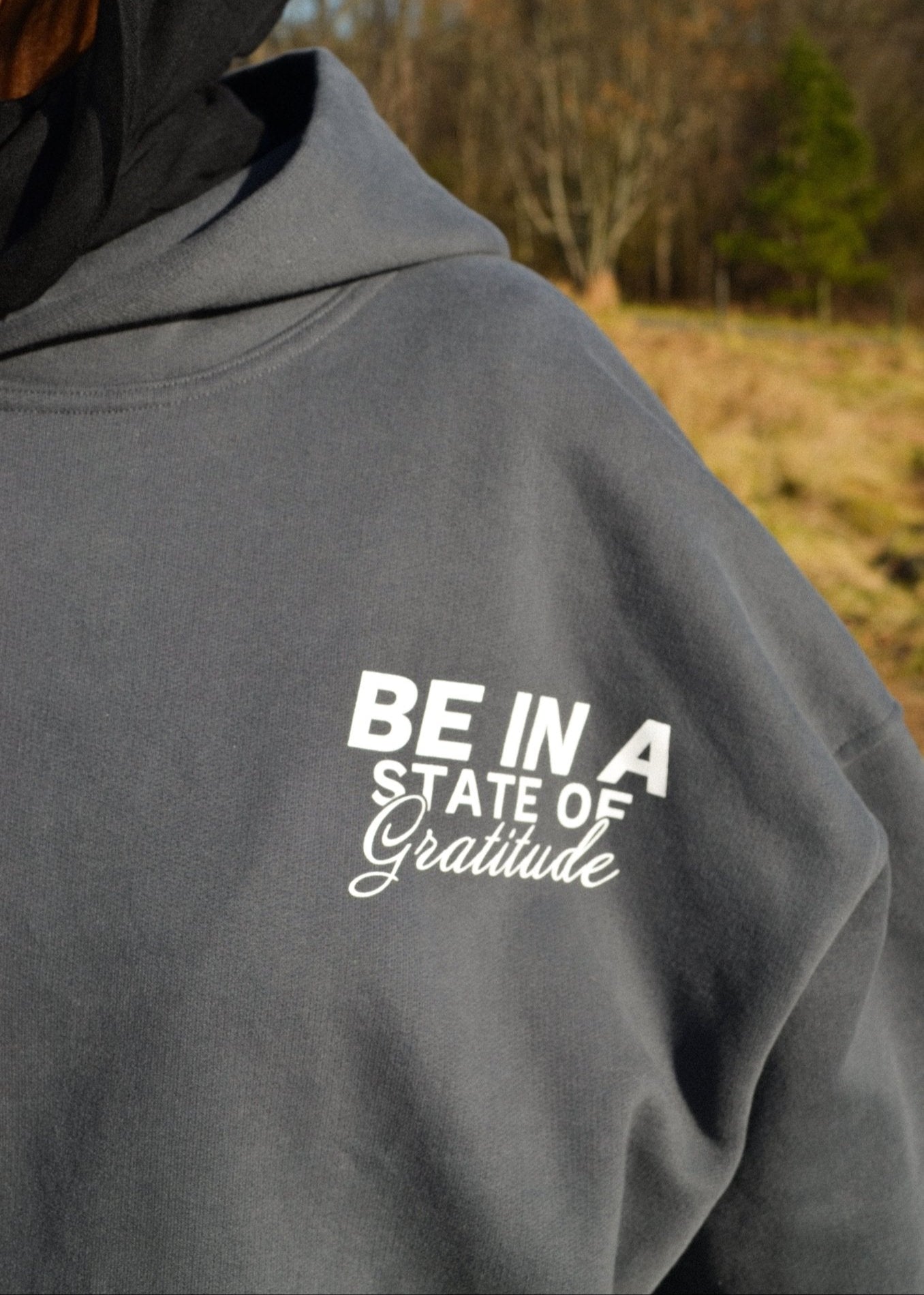 "Be In A State Of Gratitude" Hoodie - band2gether