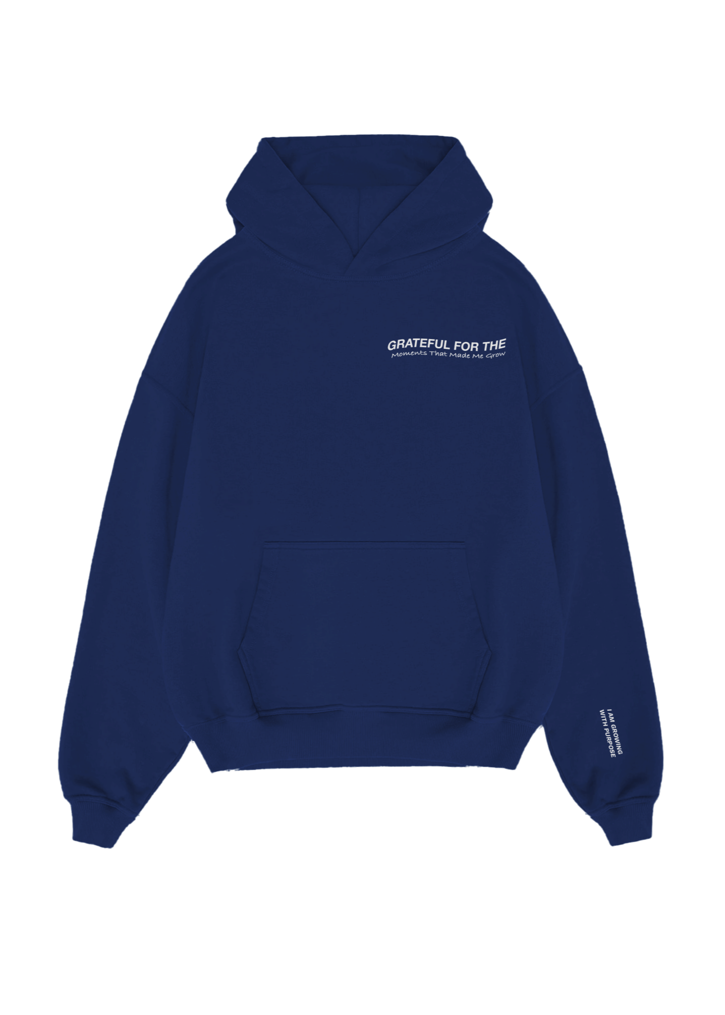 "Grateful for the moments that made me grow" Hoodie - band2gether