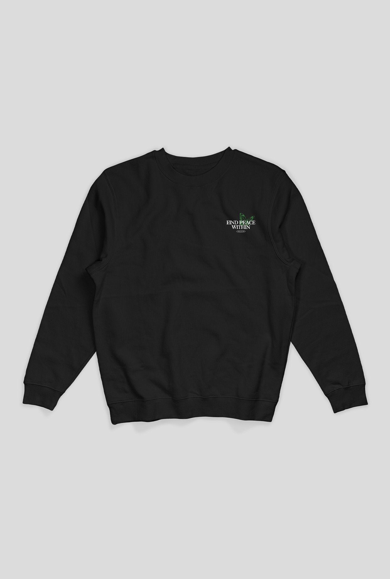 Find Peace Within Sweatshirt - Black (PREORDER) - band2gether